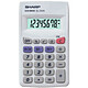 SHARP Calculatrice de poche EL 233S 60x103 mm Gris Calculatrice de poche