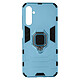 Avizar Coque pour Samsung Galaxy A14 4G et 5G Hybride Antichoc Bague Support bleu - Coque Ring spécialement conçue pour votre Samsung Galaxy A14 5G et 4G