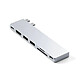 Satechi Hub Pro Slim USB-C Silver - Hub pour MacBook
