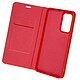 Avizar Étui pour Xiaomi 12 Lite Porte-carte et Support vidéo Rouge et Doré Un étui folio pour Xiaomi 12 Lite, alliant protection et design au quotidien