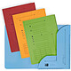OXFORD Pack de 25 Chemises ULTIMATE 2 rabats pour A4 Assorties x 4 Sous dossier