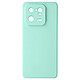 Avizar Coque pour Xiaomi 13 Pro Silicone Intérieur Microfibre Finition Mate turquoise Coque de protection spécialement conçue pour votre Xiaomi 13 Pro