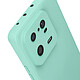 Avis Avizar Coque pour Xiaomi 13 Pro Silicone Intérieur Microfibre Finition Mate turquoise