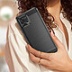 Acheter Avizar Coque pour Motorola Moto G72 Renforcée Souple Effet Carbone Brossé Noir