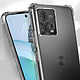 Acheter Avizar Coque pour Motorola Moto G72 Silicone Souple Coin Renforcé Antichoc Transparent
