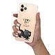 Evetane Coque iPhone 11 Pro Max 360 intégrale transparente Motif Chuis pas du matin Tendance . pas cher