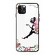 Evetane Coque en verre trempé iPhone 11 Pro Max Fée Fleurale . Coque en verre trempé iPhone 11 Pro Max Fée Fleurale Ecriture Tendance et Design .