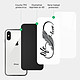 Acheter Evetane Coque en verre trempé iPhone Xs Max Love Life .
