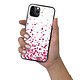 Evetane Coque en verre trempé iPhone 11 Pro Confettis De Coeur . pas cher
