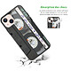 Avis Evetane Coque iPhone 13 Coque Soft Touch Glossy Cassette Design
