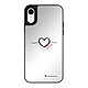 LaCoqueFrançaise Coque iPhone XR miroir Coeur Noir Amour Design . Coque iPhone XR miroir Coeur Noir Amour Design .