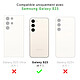 Avis Evetane Coque Samsung Galaxy S23 Antichoc Silicone + 2 Vitres en verre trempé Protection écran