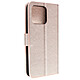 Avizar Housse pour Xiaomi 13 portefeuille rangement carte support vidéo rose - Étui de la série Chesterfield spécialement conçu pour Xiaomi 13