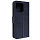 Avizar Housse pour Xiaomi 13 portefeuille rangement carte support vidéo bleu nuit - Étui de la série Chesterfield spécialement conçu pour Xiaomi 13