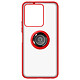 Avizar Coque pour Vivo Y22s et Y35 bi-matière bague métallique support Vidéo Coque de protection avec un anneau de maintien conçue spécialement pour votre Vivo Y35