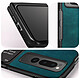 Avizar Coque pour Google Pixel Fold, Rigide et Soft Touch en Simili Cuir Turquoise pas cher