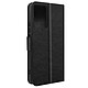 Avizar Étui pour Xiaomi Redmi Note 12 4G clapet porte-carte support vidéo Noir - Étui de la série Chesterfield spécialement conçu pour Xiaomi Redmi Note 12 4G