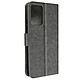 Avizar Étui pour Xiaomi Redmi Note 12 4G clapet porte-carte support vidéo Gris - Étui de la série Chesterfield spécialement conçu pour Xiaomi Redmi Note 12 4G
