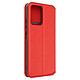 Avizar Étui pour Redmi Note 12 4G clapet magnétique porte-carte support vidéo Rouge - Étui de protection spécifiquement conçu pour votre Xiaomi Redmi Note 12 4G