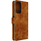 Avizar Housse pour Redmi Note 11 Pro 5G clapet porte-carte et support vidéo Housse de protection pratique et élégante camel pour Xiaomi Redmi Note 11 Pro 5G