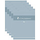 CONQUÉRANT Bloc bureau éco A5 Quadrillé 100 Feuilles 60g x 5 Bloc-note