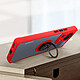 Avizar Coque pour Xiaomi 13 Lite Bi-matière Bague Métallique Support Vidéo rouge pas cher