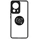 Avizar Coque pour Xiaomi 13 Lite Bi-matière Bague Métallique Support Vidéo noir - Coque de protection avec un anneau de maintien conçue spécialement pour votre Xiaomi 13 Lite