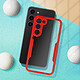 Avis Avizar Coque 360° pour Samsung S23 Dos Rigide Protection Écran Souple Contour rouge