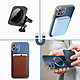 Acheter Avizar Coque MagSafe pour iPhone 12 Silicone Protection Caméra Contour Chromé Argent