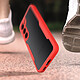Acheter Avizar Coque 360° pour Samsung S23 Dos Rigide Protection Écran Souple Contour rouge