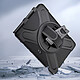 Acheter Avizar Coque pour Galaxy Tab Active 5 Pro / 4 Pro et Pro 10.1 Hybride Poignée Béquille Noir