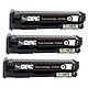 COMETE - 201 - 3 Toners compatibles pour HP 201 CF400X - 3 Noir - Marque Française 3 Toners compatibles HP 201 CF400X Noir
