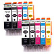 10 Cartouches Compatibles 520XL 521XL pour imprimantes Canon PIXMA PGI-520 CLI-521 - 2 Packs 10 Cartouches Compatibles 520XL 521XL pour imprimantes Canon PIXMA PGI-520 CLI-521 - 2 Packs