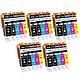COMETE  - Marque Française - 550XL 551XL - 25 Cartouches Compatibles 550 XL 551 XL pour Canon PIXMA 25 Cartouches Compatibles 550XL 551XL pour imprimantes Canon PIXMA PGI-550 CLI-551 - 5 Packs