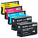 COMETE - 953XL - 5 Cartouches compatibles HP 953 XL 953XL - Noir et Couleur - Marque française Satisfait ou Remboursé