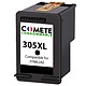 COMETE  - 305XL - 1 cartouche compatible 305 XL pour Imprimante HP - Noir - Marque française 1 cartouche compatible 305 XL 305XL 305XXL pour Imprimante HP DeskJet 4120e 2700 4200 ou HP Envy - Noir