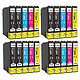 COMETE - T1295 - 20 Cartouches compatibles Epson T129XL - 8 Noir + 4 Cyan + 4 Magenta + 4 Jaune - Marque Française 20 Cartouches compatibles Epson T129XL - 8 Noir + 4 Cyan + 4 Magenta + 4 Jaune