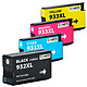 COMETE - Marque française - 932/933 XL - 4 Cartouches compatibles avec HP 932 XL /933 XL - Noir et Couleur Satisfait ou Remboursé