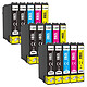 COMETE - Marque Française - T1285 - 15 Cartouches d'encre Compatibles avec Epson T128 T1281 T1282 T1283 T1284 pour Epson Stylus T1285 - 15 Cartouches d'encre Compatibles avec Epson T128 T1281 T1282 T1283 T1284 pour Epson Stylus