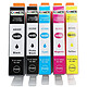 5 Cartouches compatibles HP 364 XL 364XL - 2 Noir + 1 Cyan + 1 Magenta + 1 Jaune