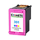 COMETE - HP 301 - 1 cartouche d'encre compatible avec HP 301 pour imprimante HP - Couleur - Marque française 1 cartouche d'encre compatible avec HP 301 Couleur pour imprimante HP