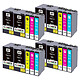 COMETE - Marque Française - 27XL - 20 Cartouches 27XL compatibles avec Epson 27 XL T2711 T2712 T2713 T2714 T2715 Satisfait ou Remboursé