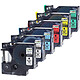 COMETE - 6 Rubans Étiqueteuses Compatibles pour DymoD1 45010 45013 45016 45017 45018 45019 - Marque française 6 Rubans Étiqueteuses Compatibles pour Dymo D1 45010 45013 45016 45017 45018 45019 - 12mm x 7m