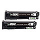COMETE - 201X - 2 Toners compatibles pour HP 201 CF400X - 2 Noir - Marque Française 2 Toners compatibles HP 201 CF400X Noir