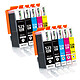 COMETE  - Marque Française - 525XL 526XL - 10 Cartouches Compatibles 525 XL 526 XL pour Canon PIXMA PGI-525 CLI-526 10 Cartouches Compatibles 525XL 526XL pour imprimantes Canon PIXMA PGI-525 CLI-526 - 2 Packs