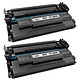 COMETE - HP 89X - 2 Toner compatible HP 89X CF289X - Marque française 2 Toner compatible HP 89X CF289X