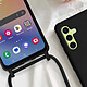 Avizar Coque Cordon pour Samsung Galaxy A34 5G Lanière Tour du Cou 80cm pas cher