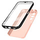 Avizar Coque Intégrale pour Galaxy A14 5G / 4G Protection Avant Souple et Dos Rigide Rose - Coque intégrale spécialement conçue pour Galaxy A14 5G / 4G