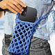 Acheter Avizar Sac Bandoulière pour Smartphone en Crochet Tressé Série TressBag Bleu