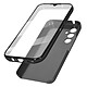 Avizar Coque Intégrale pour Galaxy A14 5G et 4G Arrière Rigide Avant Souple Noir Coque de protection 360° spécialement conçue pour votre Samsung Galaxy A14 5G et 4G